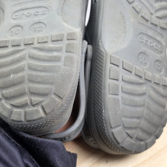 Crocs Unisex Classic Clog 10001-0DA Slate Grey Men's Size 10 / Womens 12 - Picture 11 of 12